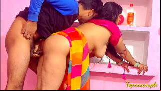 Mumbai Skinny House Wife Standing Style Fucking Pussy By Hubby Video